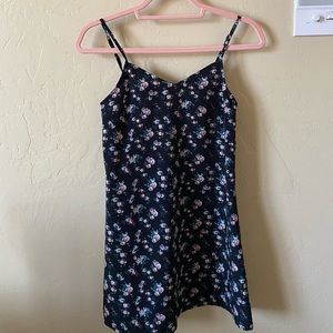 black floral dress